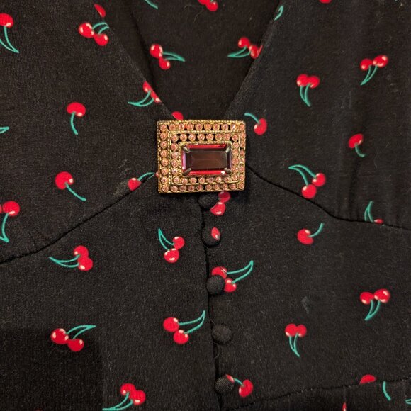 Betsey Johnson Cherry Dress - Size XL - Picture 10 of 11